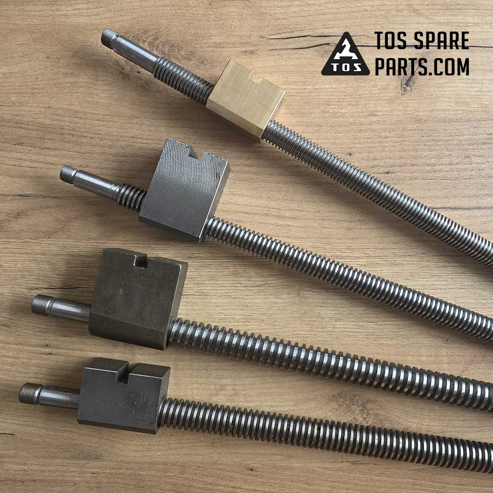 TOS Trenčín lathe – cross slide screws and nuts TOS Trenčín lathe - cross slide screws and nuts