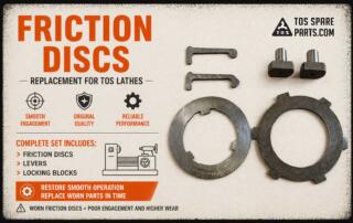 TOS Trenčín - friction discs replacement